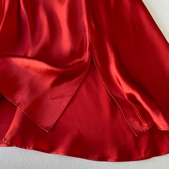 Victoria’s Secret Red Satin Slip Dress – Women’s Large Lingerie Nightgown - Picture 6 of 6